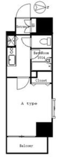 シティスパイア両国　404号室　間取り