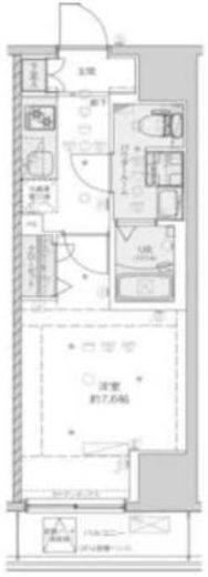 ジェノヴィア南砂町スカイガーデン　1302号室　間取り