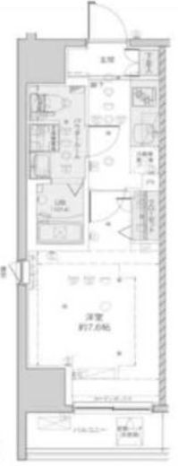 ジェノヴィア南砂町スカイガーデン　403号室　間取り