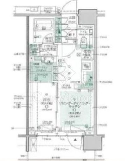 クレヴィア上野御徒町　504号室　間取り