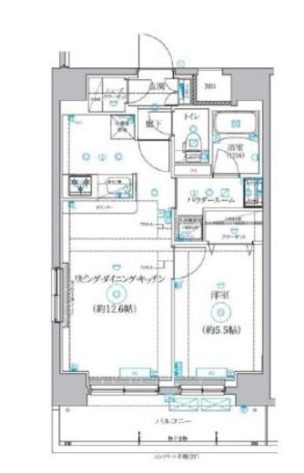 QUALITAS菊川 (クオリタス菊川)　403号室　間取り