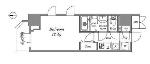 グランパセオ両国　201号室　間取り