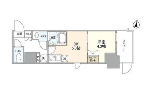 OPEN BLOOM SUMIDA YAHIRO　304号室　間取り