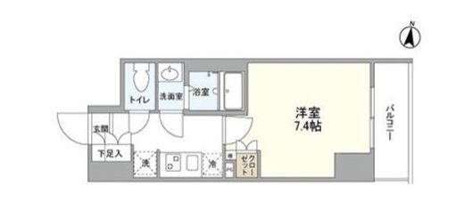 OPEN BLOOM SUMIDA YAHIRO　503号室　間取り