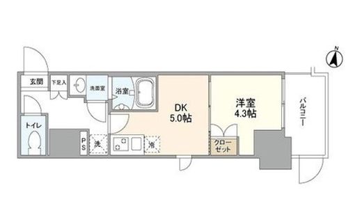 OPEN BLOOM SUMIDA YAHIRO　904号室　間取り