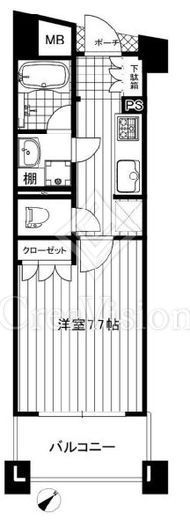 アクシルコート上野　603号室　間取り