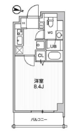 LUNIQ錦糸町 (ルニック錦糸町)　204号室　間取り