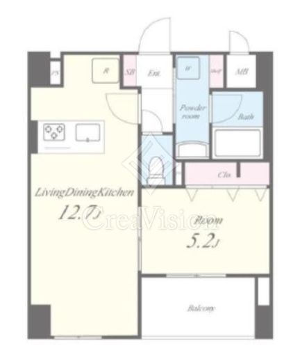 GRACE KR ASAKUSA (グレースコウリツアサクサ)　603号室　間取り