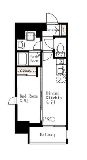 デュオフラッツ上野松が谷　901号室　間取り