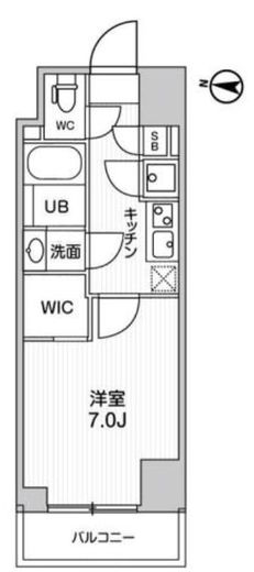 ガリシア森下5　402号室　間取り