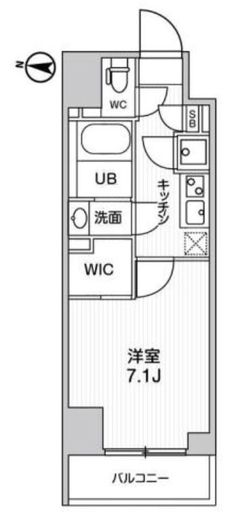 ガリシア森下5　601号室　間取り