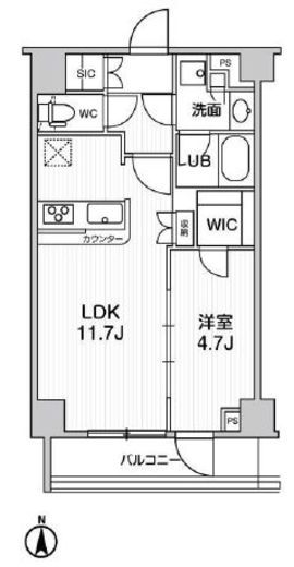 ジェノヴィア本所吾妻橋2スカイガーデン　304号室　間取り