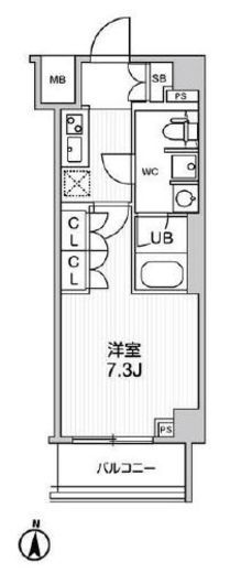 ジェノヴィア本所吾妻橋2スカイガーデン　608号室　間取り