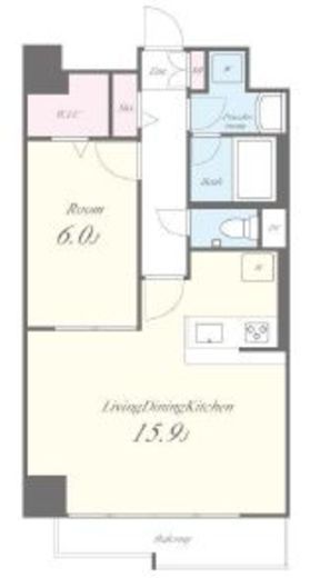 N residence SUMIYOSHI (エヌレジデンススミヨシ)　501号室　間取り
