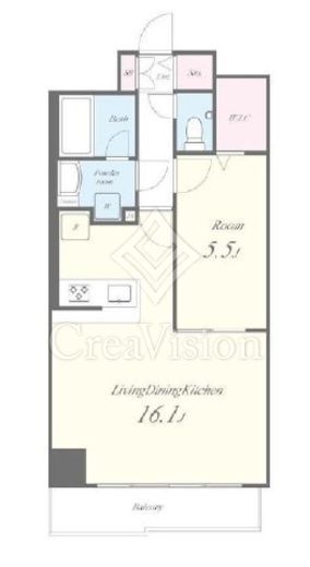 N residence SUMIYOSHI (エヌレジデンススミヨシ)　101号室　間取り