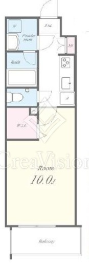 N residence SUMIYOSHI (エヌレジデンススミヨシ)　205号室　間取り