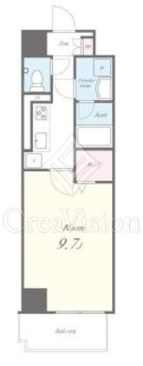 N residence SUMIYOSHI (エヌレジデンススミヨシ)　604号室　間取り