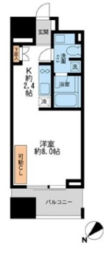 プロスペクトKALON三ノ輪　203号室　間取り