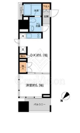 プロスペクトKALON三ノ輪　307号室　間取り
