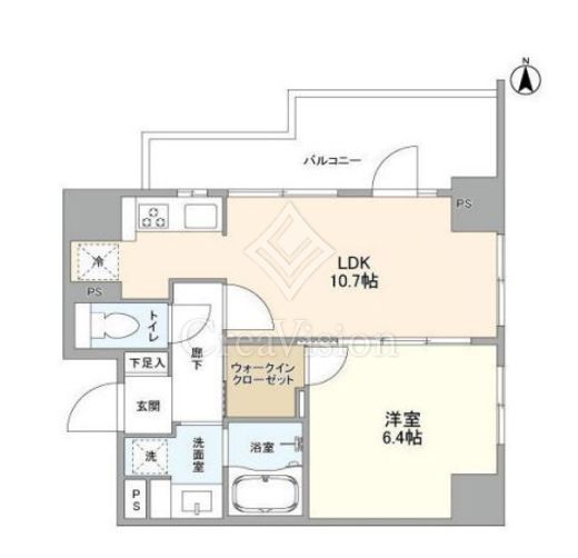 アリュージュ両国　701号室　間取り