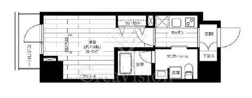 ステージファースト秋葉原　602号室　間取り
