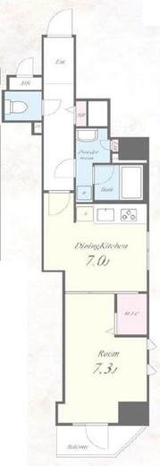 両国ステーションレジデンス　903号室　間取り