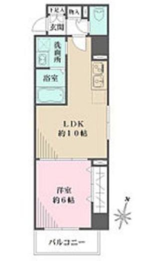 フレア・Ｆ　207号室　間取り