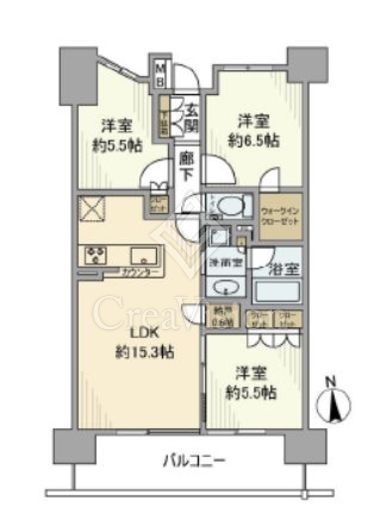 オアシティ錦糸町　1002号室　間取り
