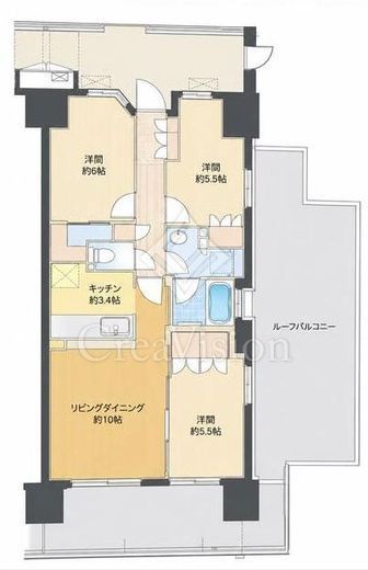 レジデントプレイス西葛西　824号室　間取り