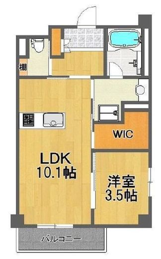 クリオ浅草ラ・モード　603号室　間取り