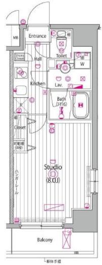 ガーラ・グランディ木場　209号室　間取り