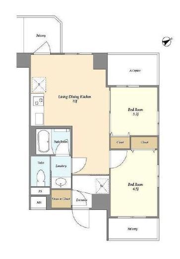 グランカーサ清澄白河　209号室　間取り