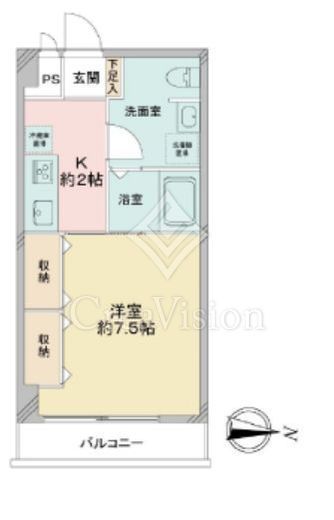 レジデンス錦糸町　203号室　間取り