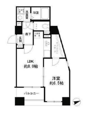 パークヒルズ　201号室　間取り