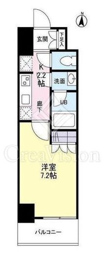 スカイタウン押上　502号室　間取り