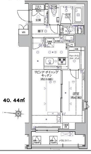アルテシモソロ　303号室　間取り