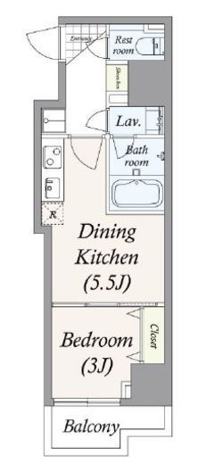 GRANPASEO浅草 (グランパセオ浅草)　901号室　間取り