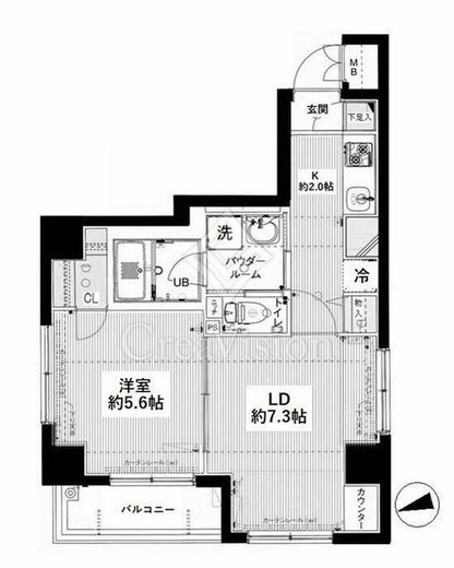アセンションアイディ浅草　303号室　間取り