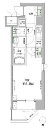 ハーモニーレジデンス東京イースト　301号室　間取り