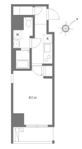 アリカ向島　501号室　間取り