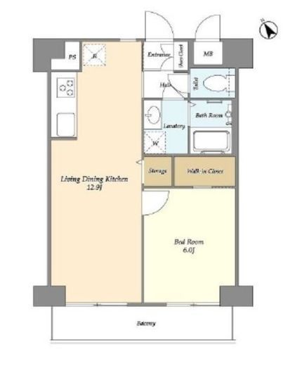 ミリアレジデンス押上　1004号室　間取り
