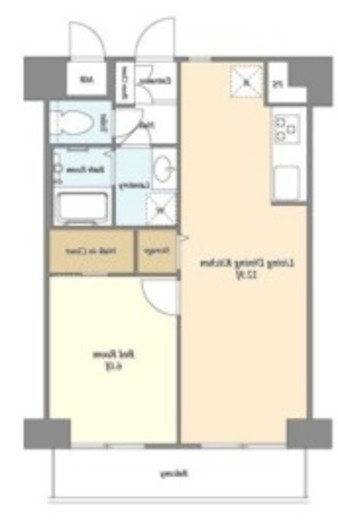 ミリアレジデンス押上　2056号室　間取り