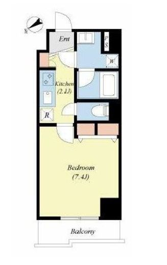 スカイコートグランデ清澄白河　503号室　間取り
