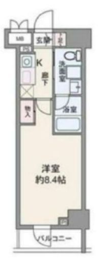 ステージグランデ茅場町　508号室　間取り