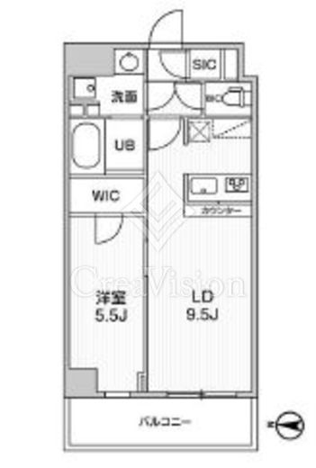ALTERNA菊川Ⅱ (オルタナ菊川Ⅱ)　306号室　間取り