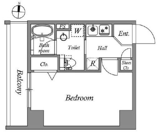 QUALITAS押上 (クオリタス押上)　203号室　間取り