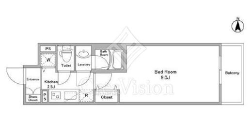 BPRレジデンス西早稲田　405号室　間取り