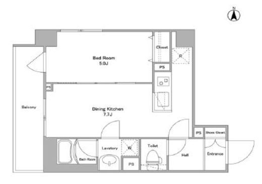 BPRレジデンス西早稲田　511号室　間取り
