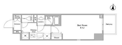 BPRレジデンス西早稲田　606号室　間取り