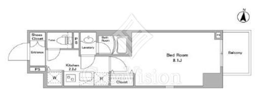 BPRレジデンス西早稲田　1506号室　間取り